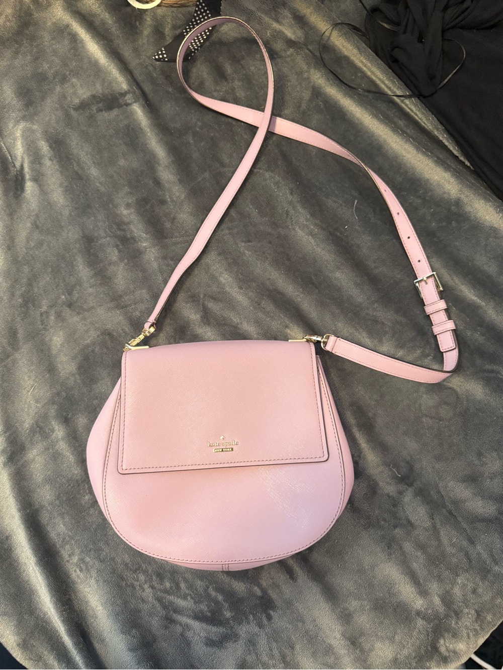 kate spade Leather Saddle Crossbody Bag